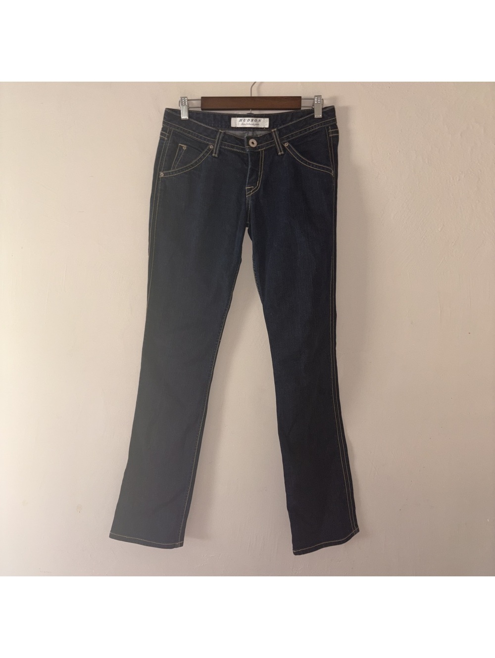 Hudson Fine Tailored Jeans - Size 28 - Dark Wash Straight leg
